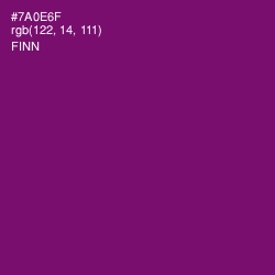 #7A0E6F - Finn Color Image