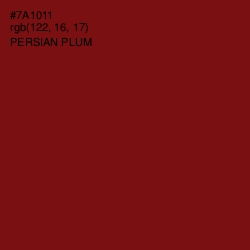 #7A1011 - Persian Plum Color Image