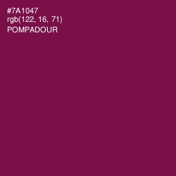 #7A1047 - Pompadour Color Image