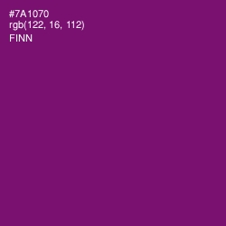 #7A1070 - Finn Color Image