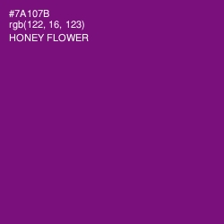 #7A107B - Honey Flower Color Image