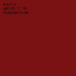 #7A1112 - Persian Plum Color Image