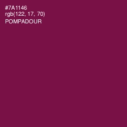 #7A1146 - Pompadour Color Image
