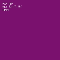 #7A116F - Finn Color Image