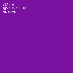 #7A11A1 - Seance Color Image