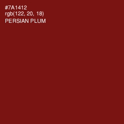 #7A1412 - Persian Plum Color Image