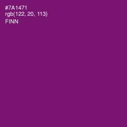 #7A1471 - Finn Color Image