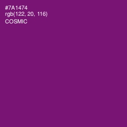 #7A1474 - Cosmic Color Image