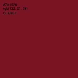 #7A1526 - Claret Color Image