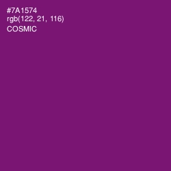 #7A1574 - Cosmic Color Image