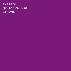 #7A1A78 - Cosmic Color Image