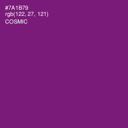 #7A1B79 - Cosmic Color Image