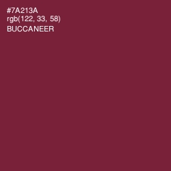 #7A213A - Buccaneer Color Image
