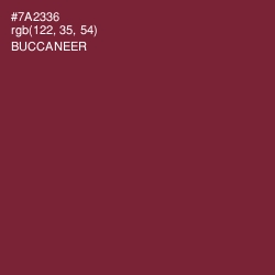 #7A2336 - Buccaneer Color Image
