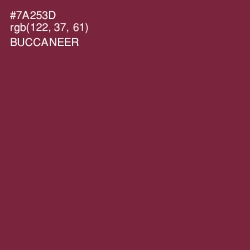 #7A253D - Buccaneer Color Image