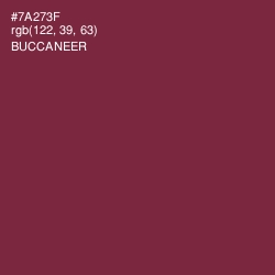 #7A273F - Buccaneer Color Image