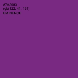 #7A2983 - Eminence Color Image