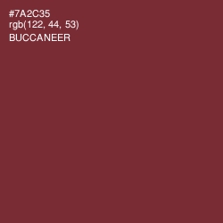 #7A2C35 - Buccaneer Color Image