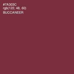 #7A303C - Buccaneer Color Image