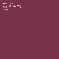 #7A314A - Finn Color Image