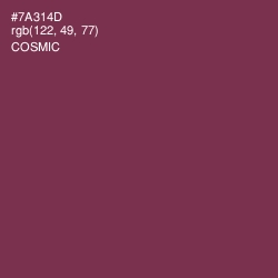 #7A314D - Cosmic Color Image