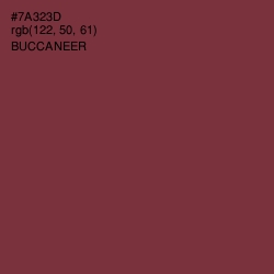 #7A323D - Buccaneer Color Image