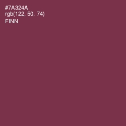 #7A324A - Finn Color Image