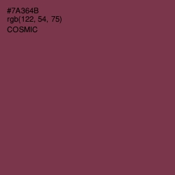 #7A364B - Cosmic Color Image