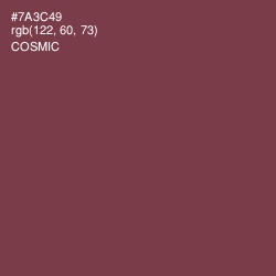 #7A3C49 - Cosmic Color Image