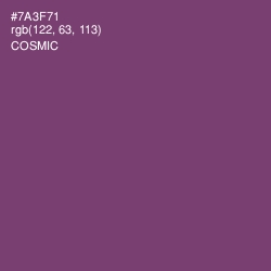 #7A3F71 - Cosmic Color Image