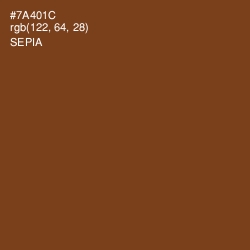 #7A401C - Sepia Color Image