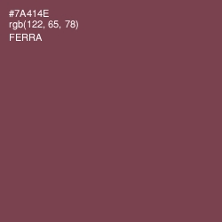 #7A414E - Ferra Color Image