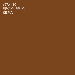 #7A441C - Sepia Color Image