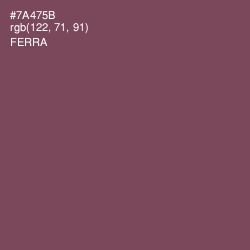 #7A475B - Ferra Color Image