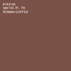 #7A5146 - Roman Coffee Color Image