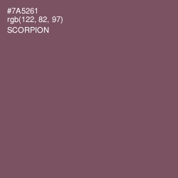 #7A5261 - Scorpion Color Image