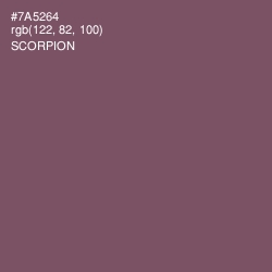 #7A5264 - Scorpion Color Image