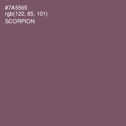 #7A5565 - Scorpion Color Image