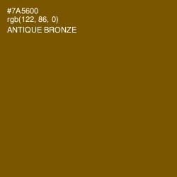 #7A5600 - Antique Bronze Color Image