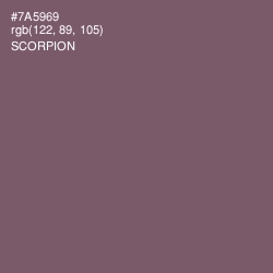 #7A5969 - Scorpion Color Image