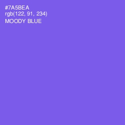 #7A5BEA - Moody Blue Color Image
