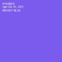 #7A5BED - Moody Blue Color Image