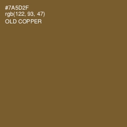#7A5D2F - Old Copper Color Image