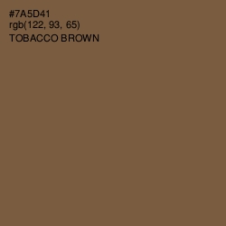 #7A5D41 - Tobacco Brown Color Image