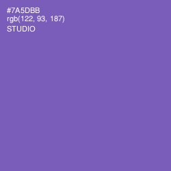 #7A5DBB - Studio Color Image
