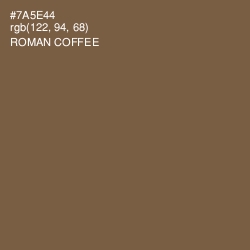 #7A5E44 - Roman Coffee Color Image