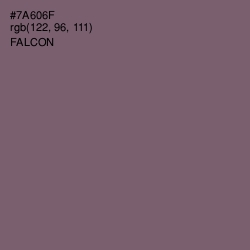 #7A606F - Falcon Color Image