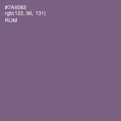 #7A6083 - Rum Color Image
