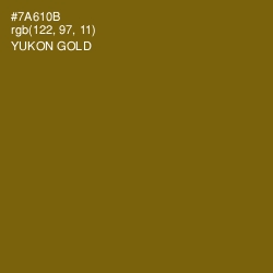 #7A610B - Yukon Gold Color Image