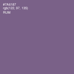 #7A6187 - Rum Color Image